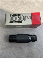 CANON ZOOM LENS FD 100-300MM 1 : 5.6 WITH ORIGINAL BOX